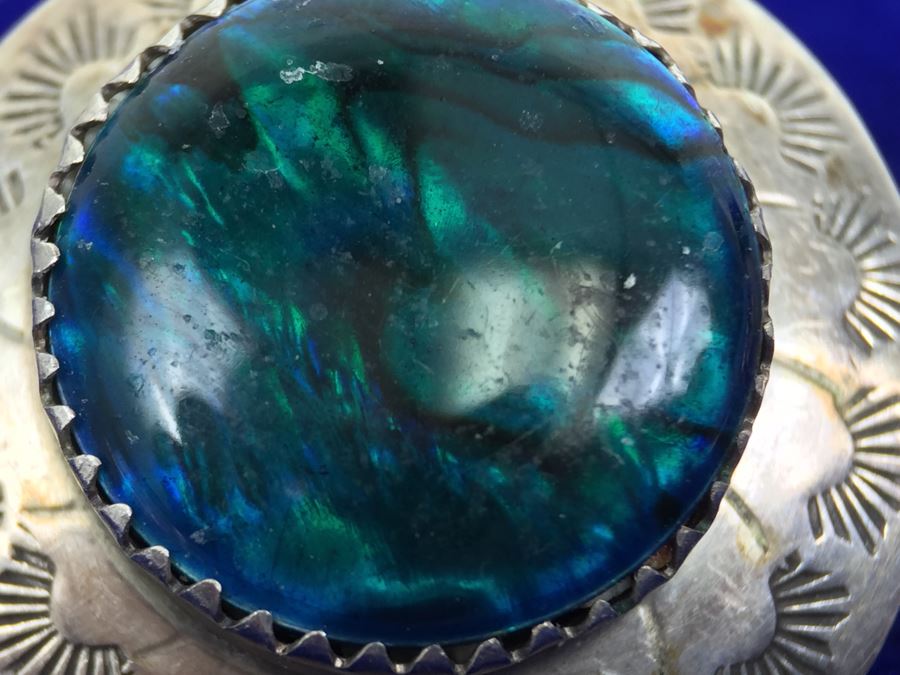 Silver Abalone Pierced Earrings [Photo 6]