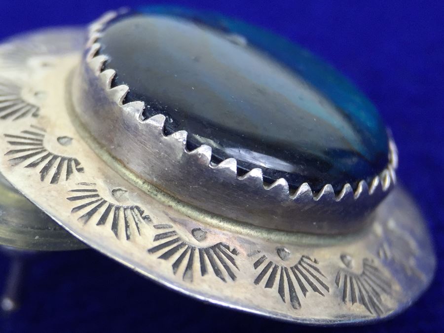 Silver Abalone Pierced Earrings [Photo 3]