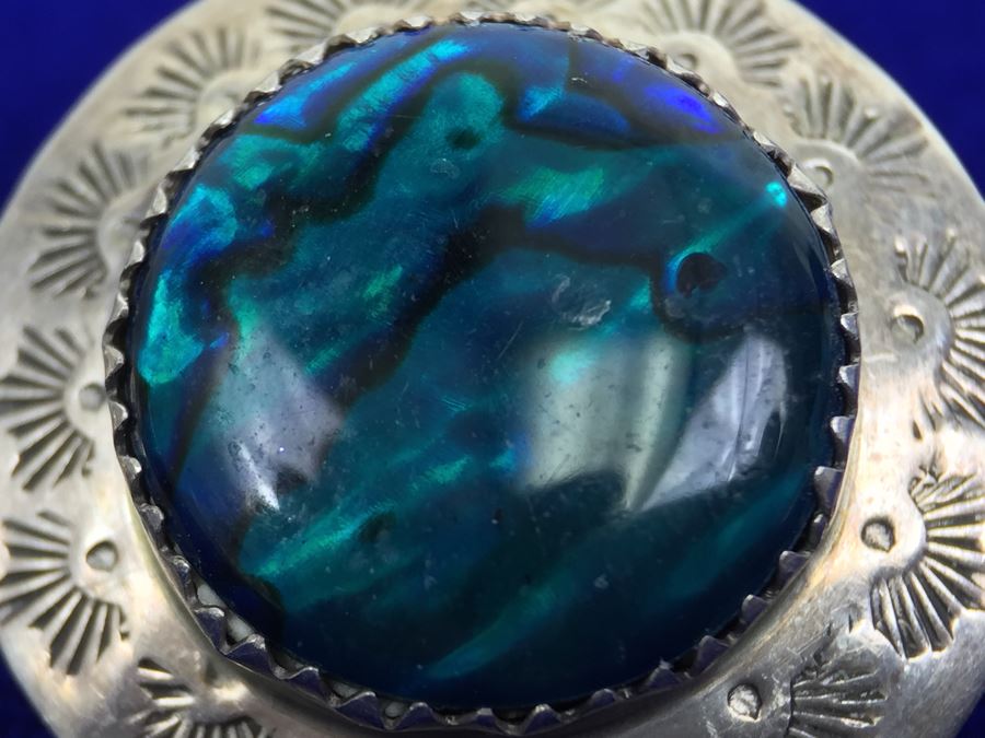 Silver Abalone Pierced Earrings [Photo 8]