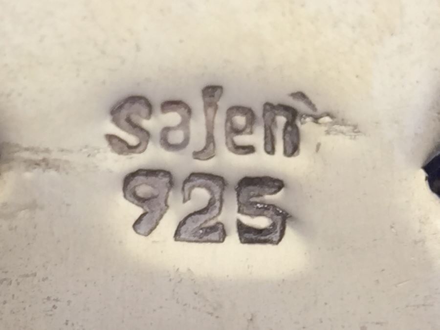 Sajen Sterling Silver Pierced Earrings With Abalone, Amethyst And Garnet [Photo 16]