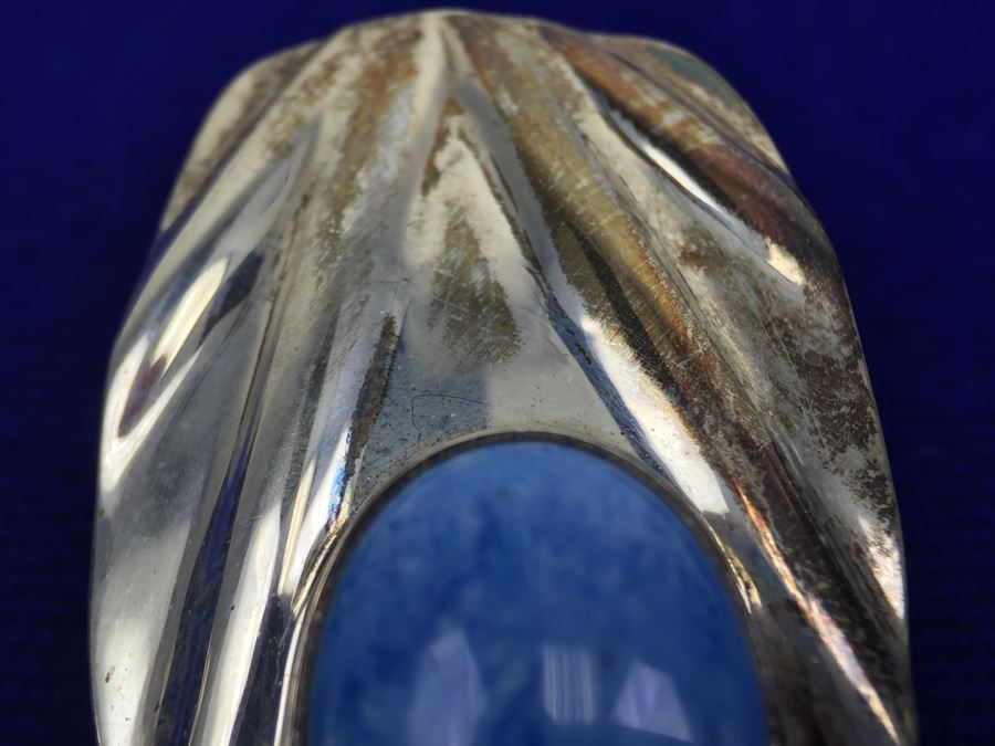 Vintage Sterling Silver Native American Pierced Earrings Signed G Sterling 11g [Photo 9]