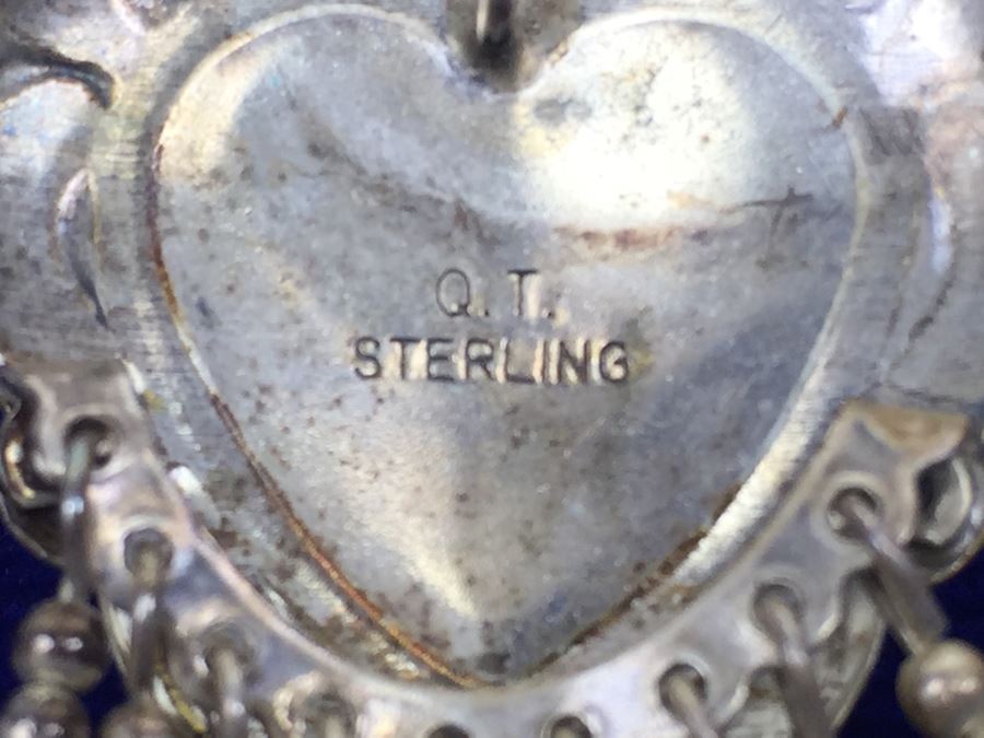 Sterling Silver And Black Onyx Native American Pierced Earrings [Photo 10]