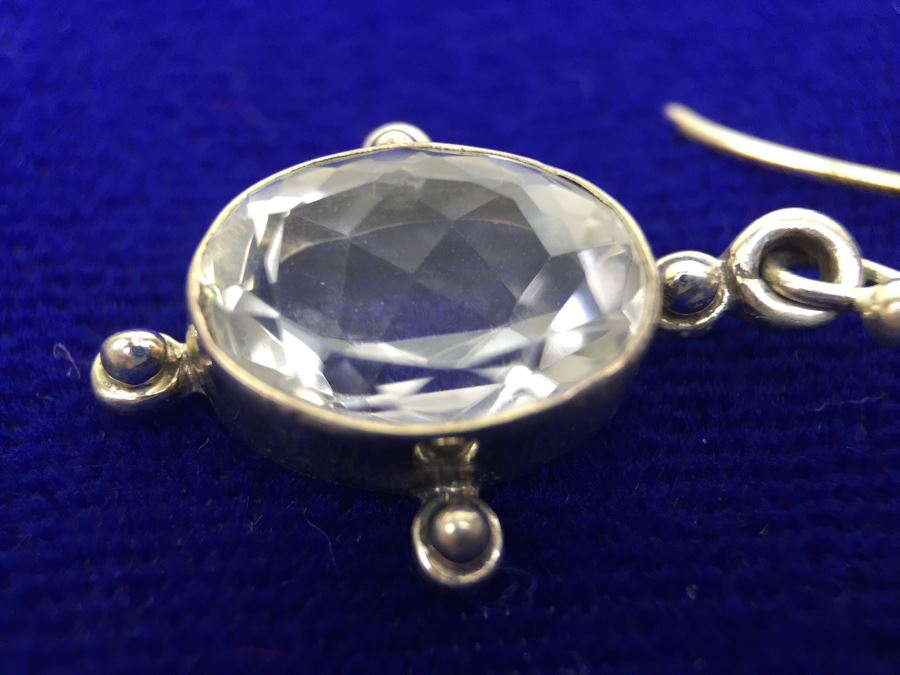 Sterling Silver And Quartz Earrings [Photo 3]