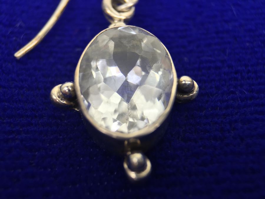 Sterling Silver And Quartz Earrings [Photo 2]