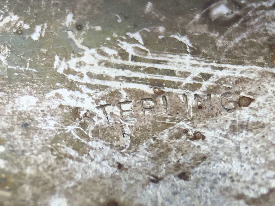 Vintage Sterling Silver Pierced Earrings 8g [Photo 8]