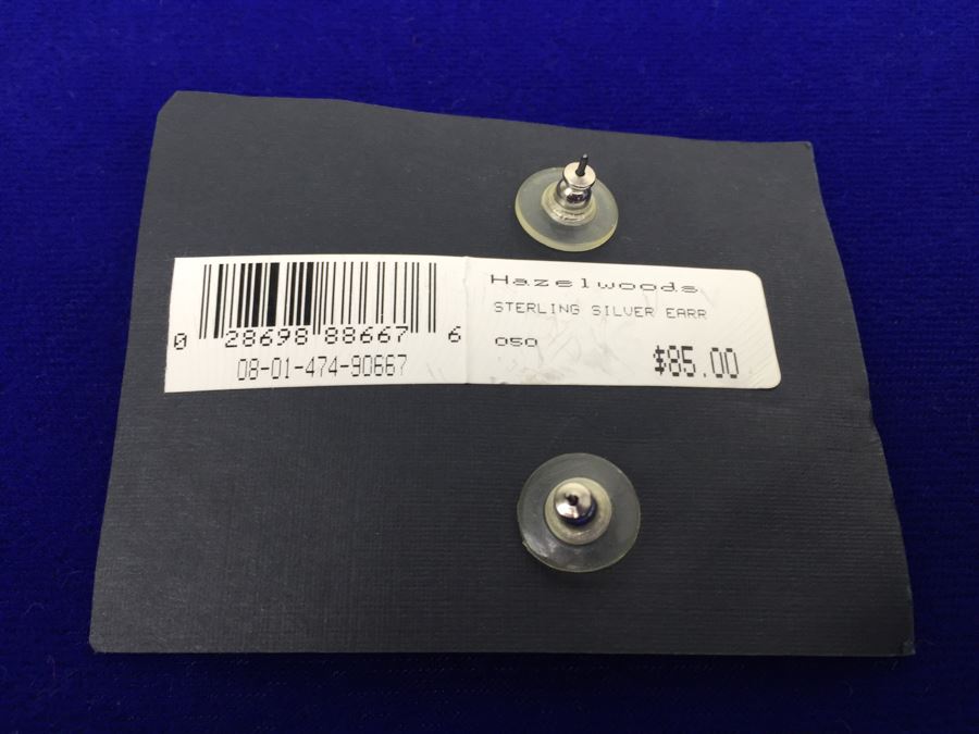 Vintage Sterling Silver Pierced Earrings 8g [Photo 3]