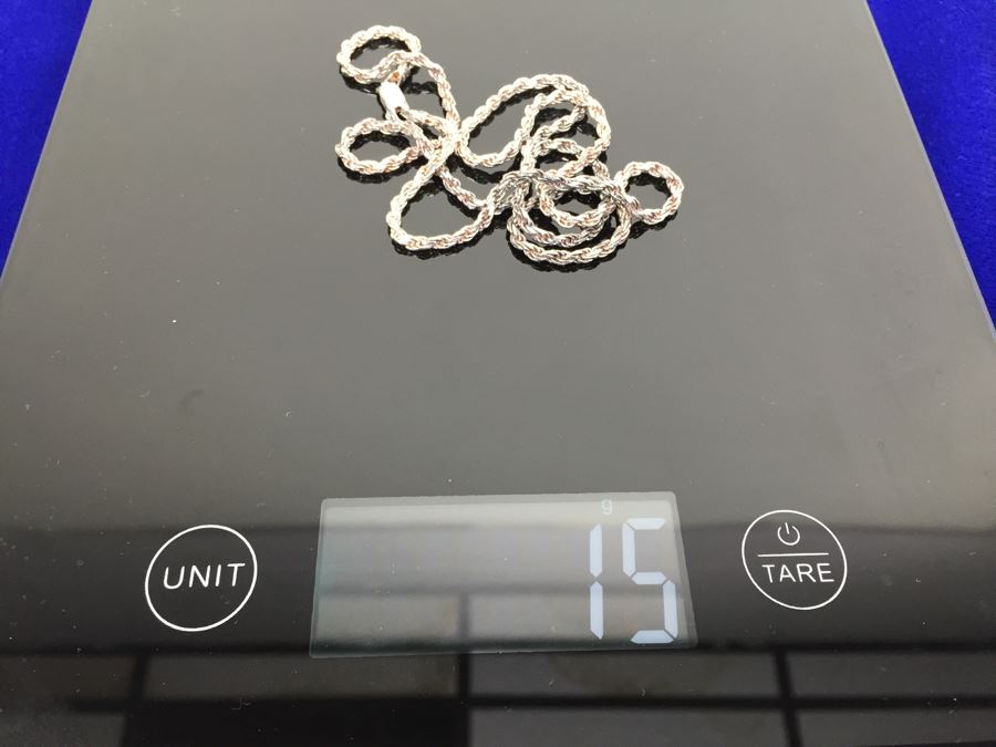 Sterling Silver Italian Rope Chain 15g [Photo 9]
