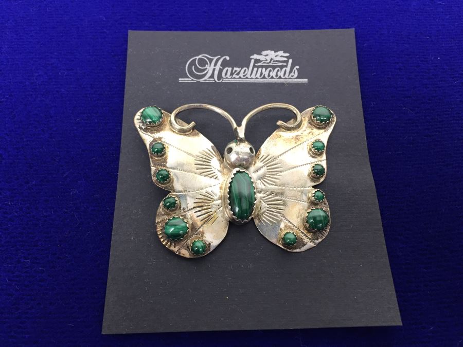 Sterling Silver Butterfly Brooch Signed FY Sterling [Photo 4]