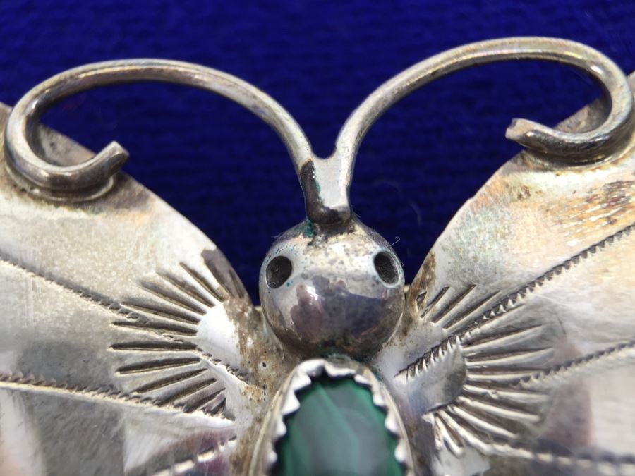 Sterling Silver Butterfly Brooch Signed FY Sterling [Photo 11]