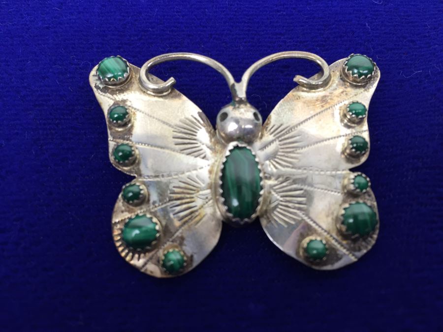 Sterling Silver Butterfly Brooch Signed FY Sterling [Photo 7]