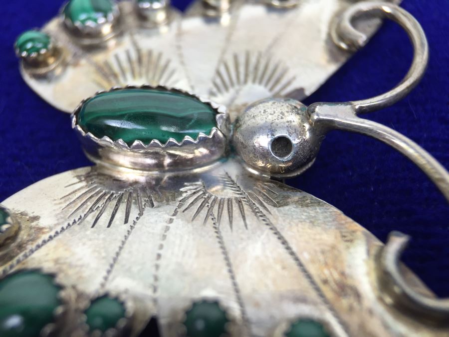 Sterling Silver Butterfly Brooch Signed FY Sterling [Photo 15]