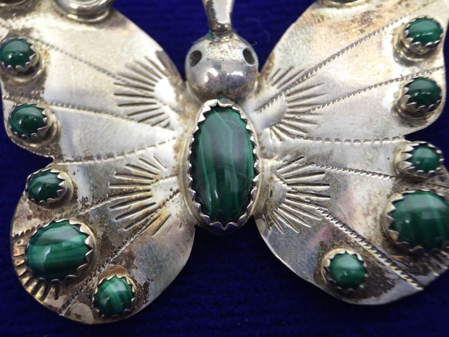 Sterling Silver Butterfly Brooch Signed FY Sterling [Photo 8]