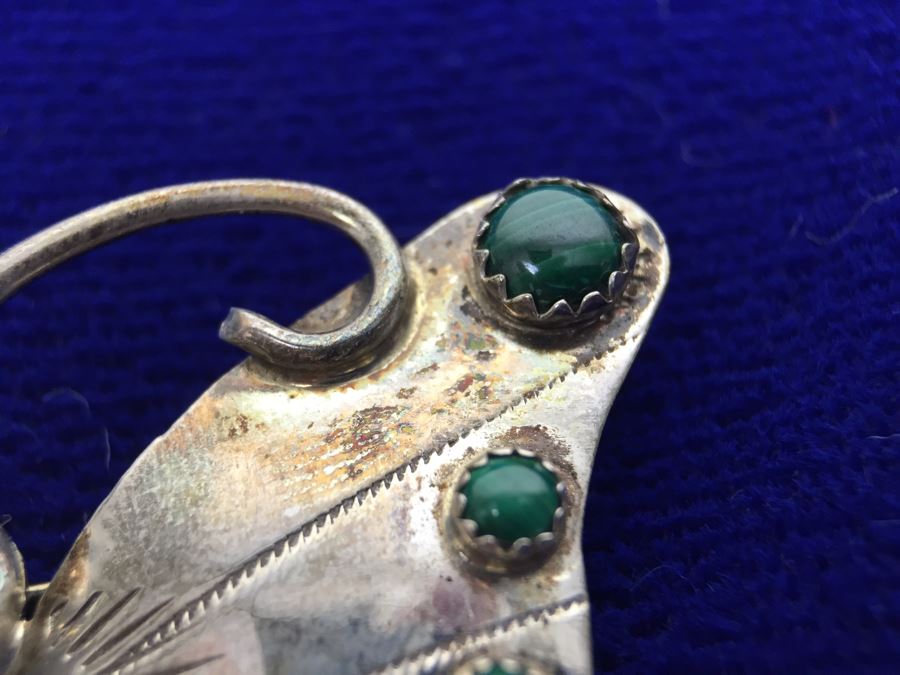 Sterling Silver Butterfly Brooch Signed FY Sterling [Photo 12]