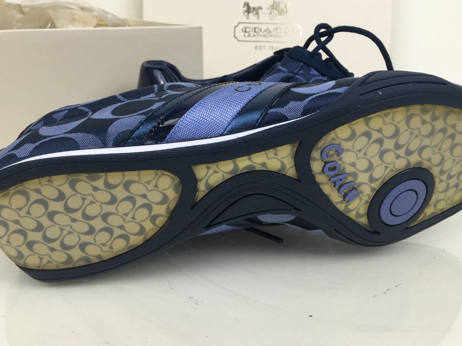 COACH Navy Shoes Jayme Style A1587 Size 10M New In Box [Photo 3]