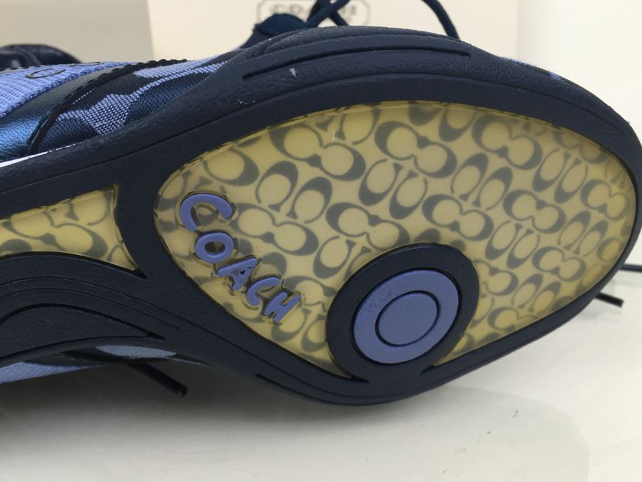 COACH Navy Shoes Jayme Style A1587 Size 10M New In Box [Photo 9]