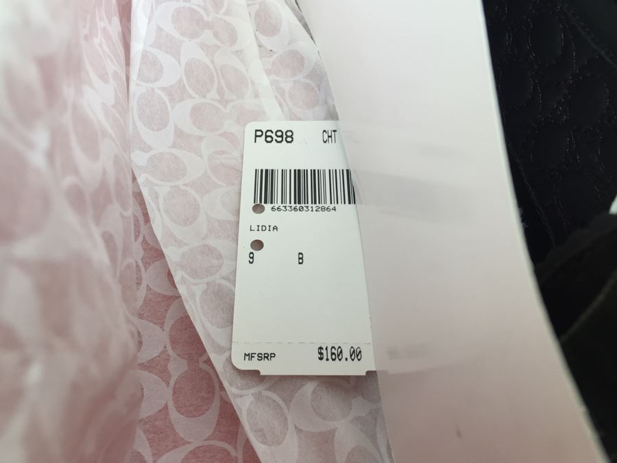 COACH Lidia Shoes P698 Size 9M New In Box [Photo 3]