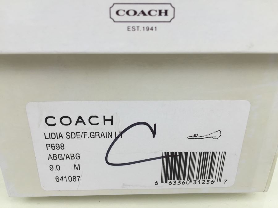 COACH Lidia Shoes P698 Size 9M New In Box [Photo 4]