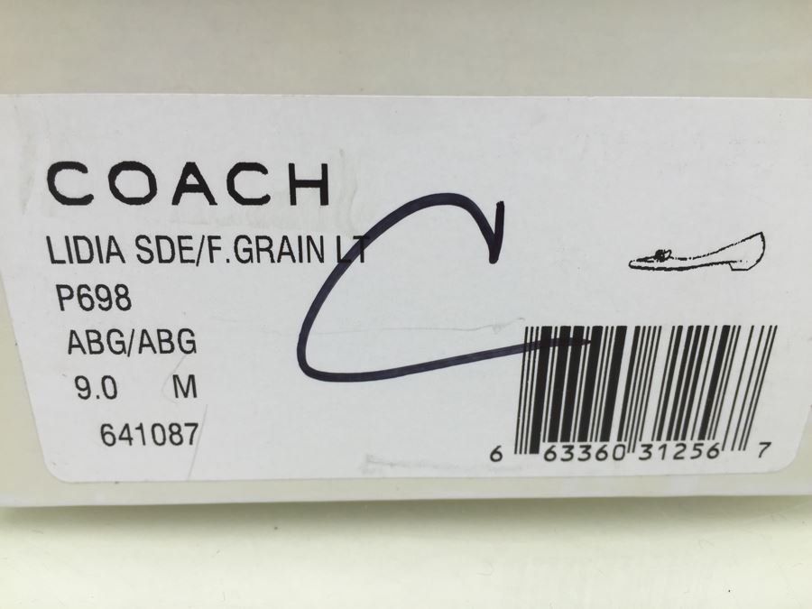 COACH Lidia Shoes P698 Size 9M New In Box [Photo 5]