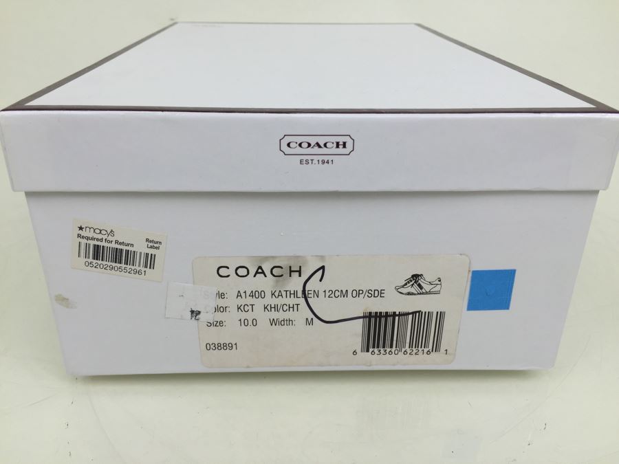 COACH Kathleen Shoes P698 Size 10M New In Box