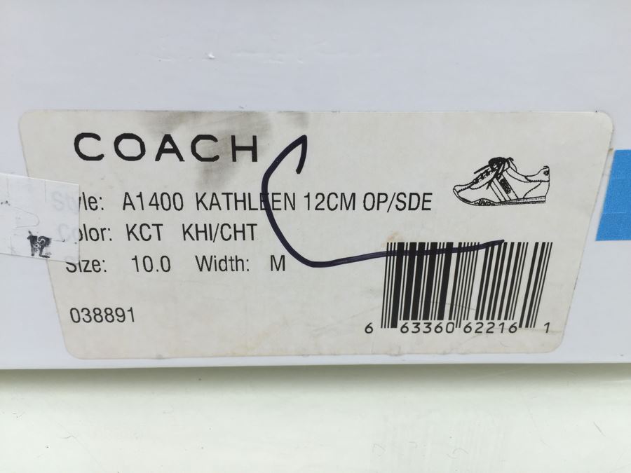 COACH Kathleen Shoes P698 Size 10M New In Box [Photo 5]