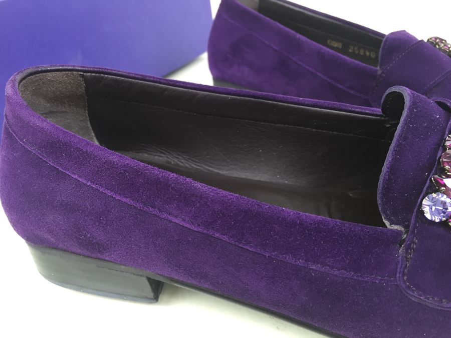 Stuart Weitzman Habit Suede Shoes Size 9.5 M Lightly Used With Box [Photo 9]