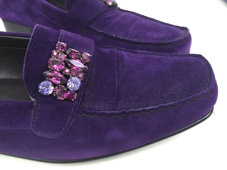 Stuart Weitzman Habit Suede Shoes Size 9.5 M Lightly Used With Box [Photo 8]