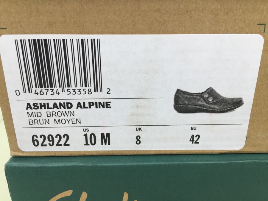 Pair Of Clarks Womens Shoes Ashland Alpine Size 10M New In Box [Photo 4]