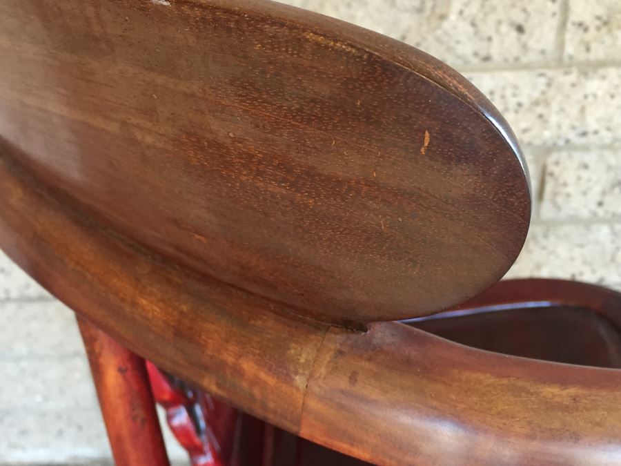 Rosewood Chinese Corner Chair With Inlay Mother Of Pearl  [Photo 18]