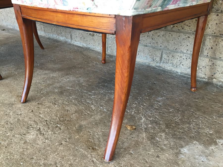 Pair Of Nice Vintage Upholstered Armchairs [Photo 13]