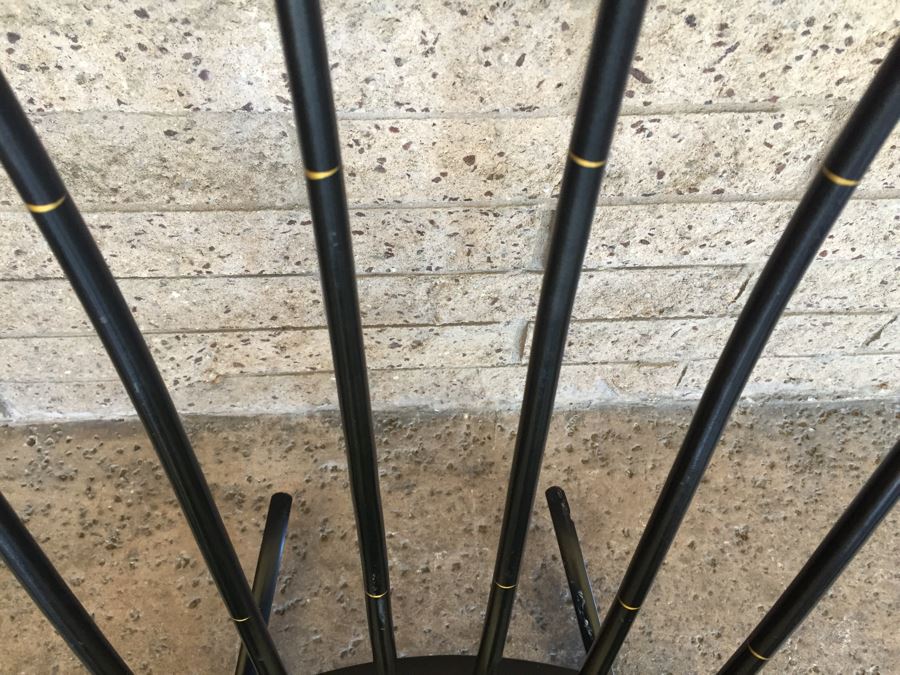 Nichols & Stone Rocking Chair Windsor Chair Black And Gold Stenciled [Photo 9]