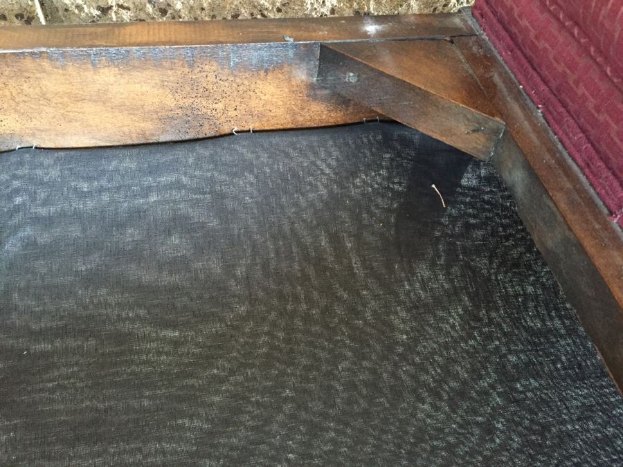 Pair Of Benches One With Integrated Marble Top Table [Photo 18]