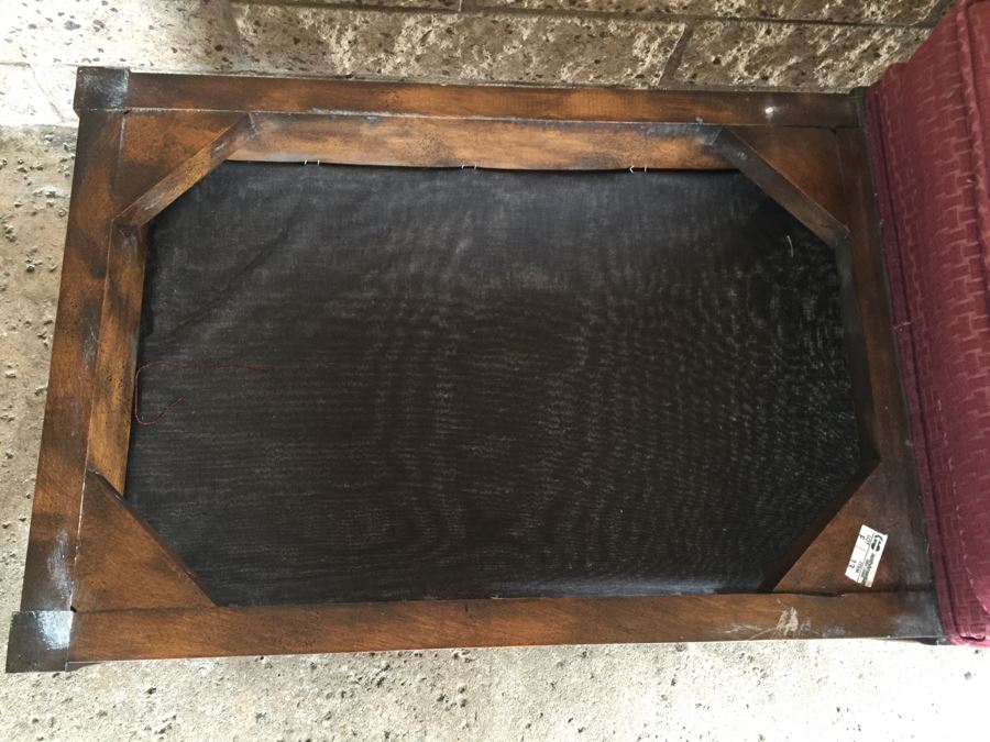 Pair Of Benches One With Integrated Marble Top Table [Photo 17]