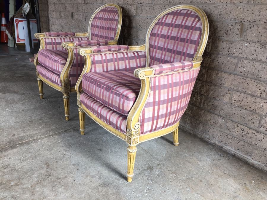 Pair Of Upholstered Armchairs [Photo 7]