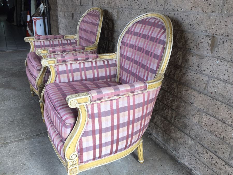 Pair Of Upholstered Armchairs [Photo 9]