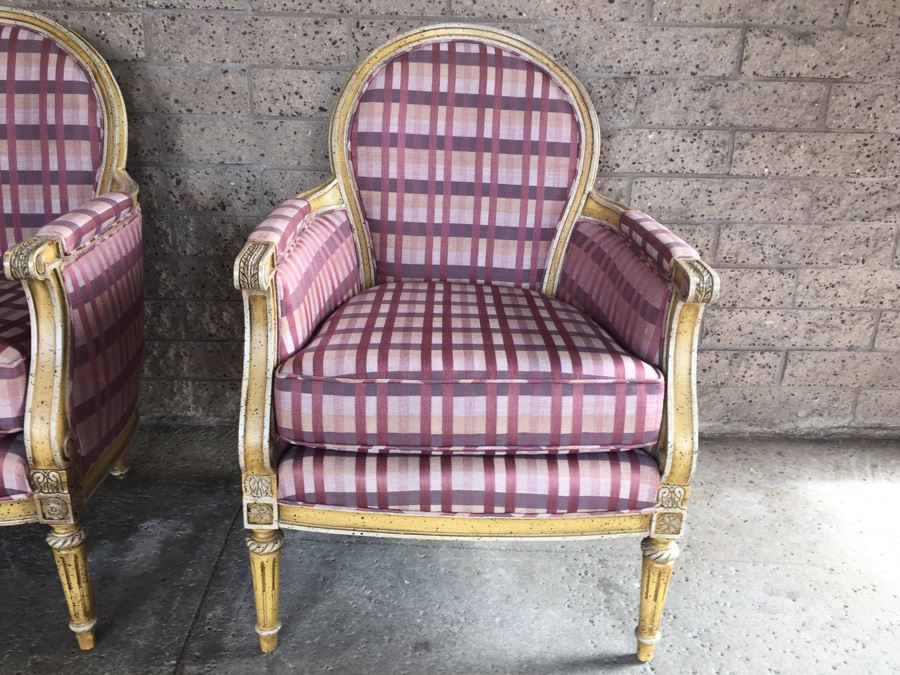Pair Of Upholstered Armchairs [Photo 4]