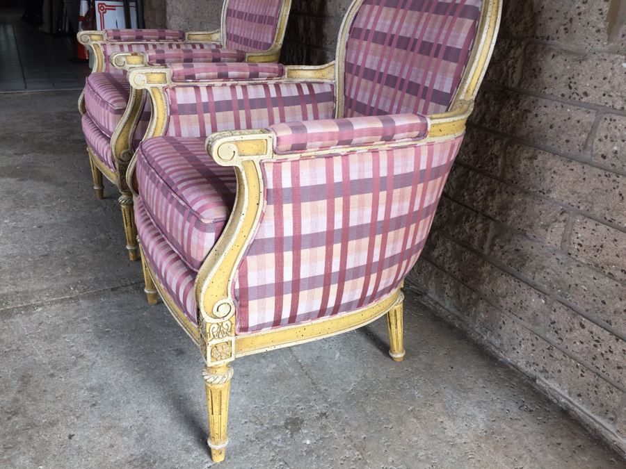 Pair Of Upholstered Armchairs [Photo 8]