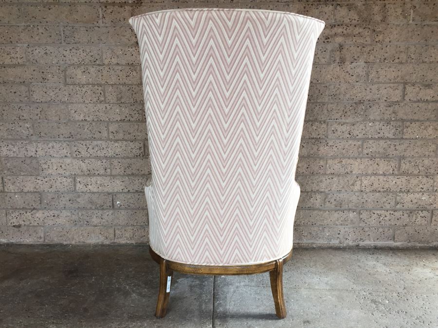 Nice High Back Upholstered Chair With Pillows [Photo 8]