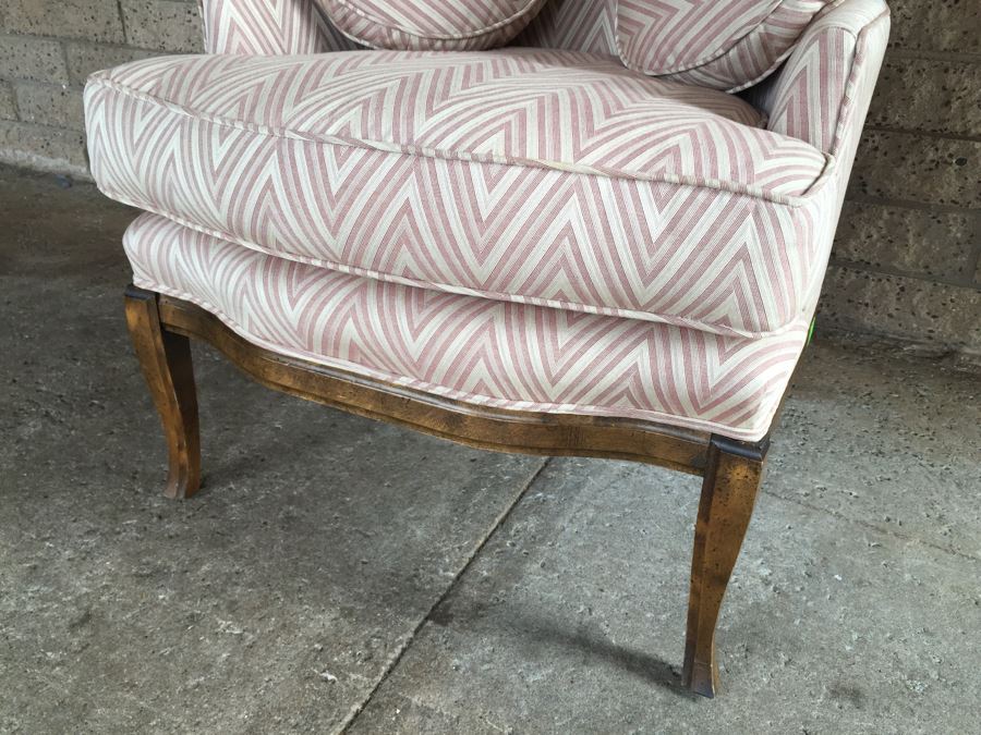 Nice High Back Upholstered Chair With Pillows [Photo 5]