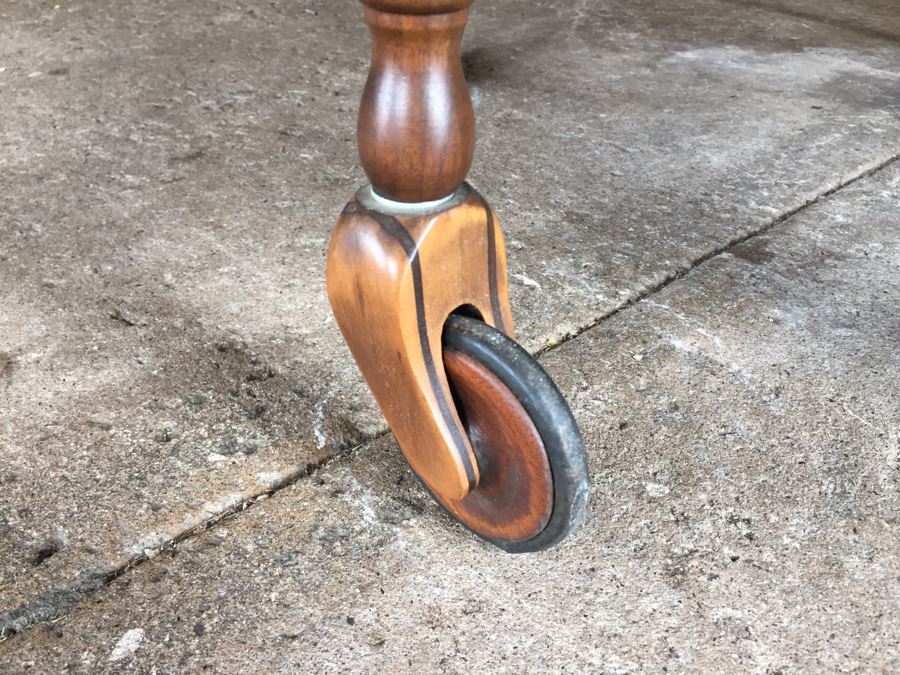 Antique Wooden Tea Cart Davies Putname Company Grand Rapids Michigan [Photo 7]
