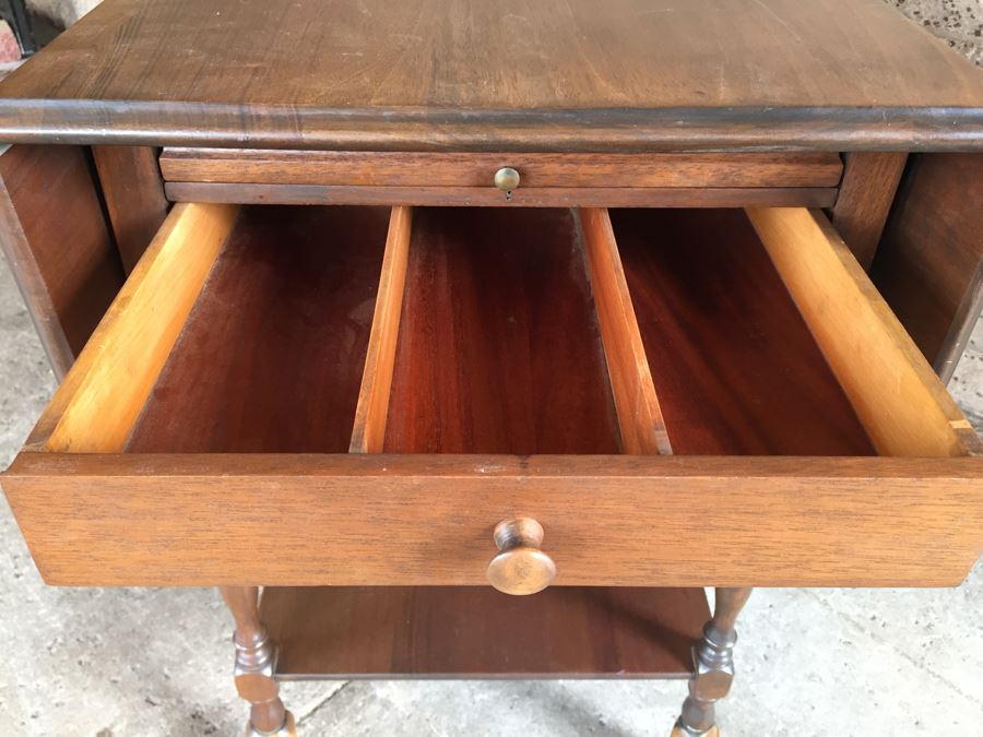 Antique Wooden Tea Cart Davies Putname Company Grand Rapids Michigan [Photo 12]