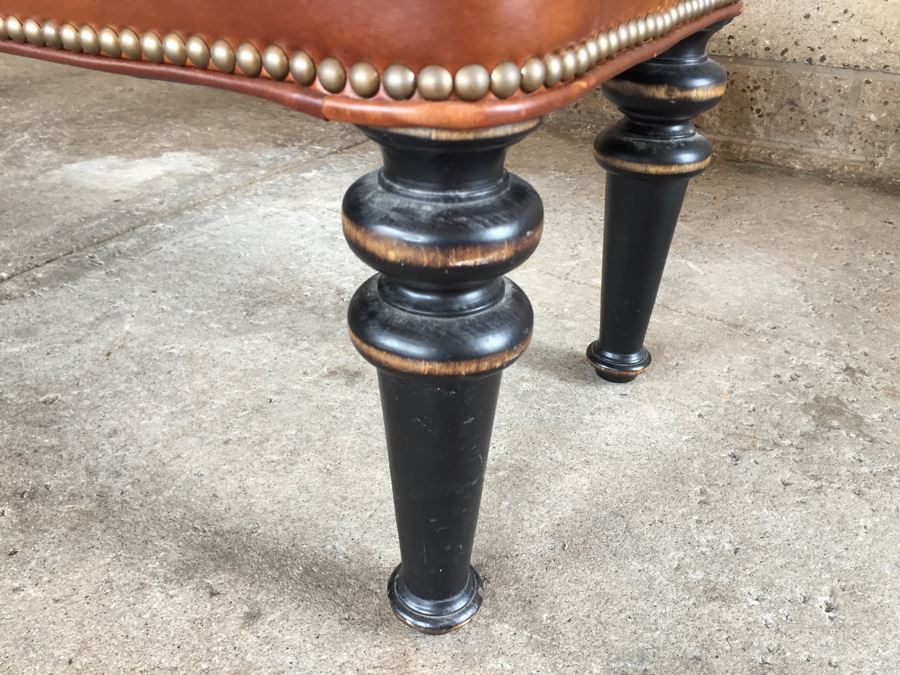 Doube D Long Bench With Western Motif 'Pendleton Roundup 5 Cents' [Photo 3]