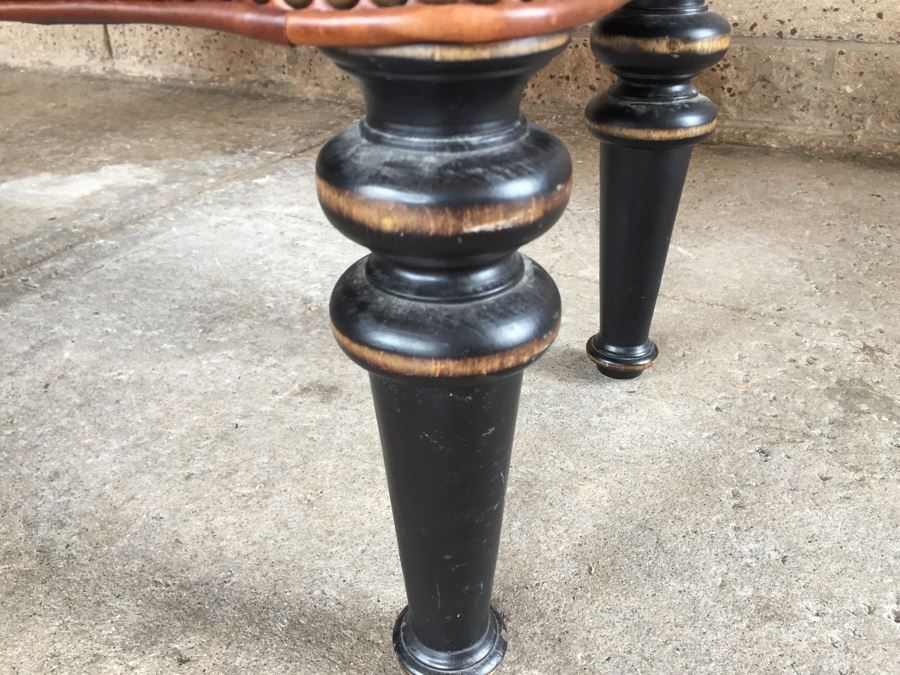 Doube D Long Bench With Western Motif 'Pendleton Roundup 5 Cents' [Photo 10]