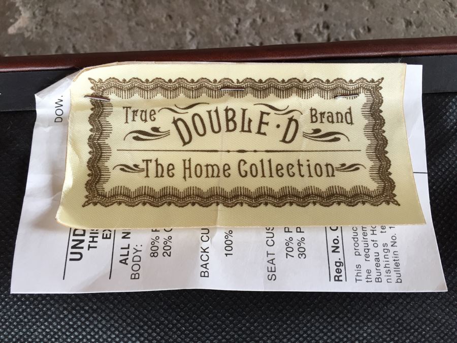 Doube D Long Bench With Western Motif 'Pendleton Roundup 5 Cents' [Photo 11]