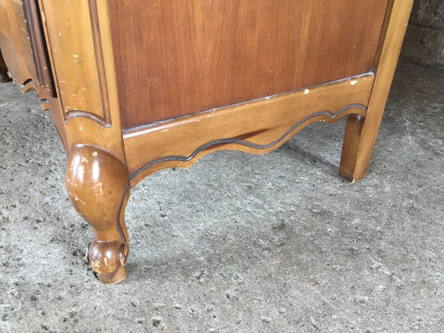 Nice Cherry 5 Drawer Chest Of Drawers Dresser [Photo 14]