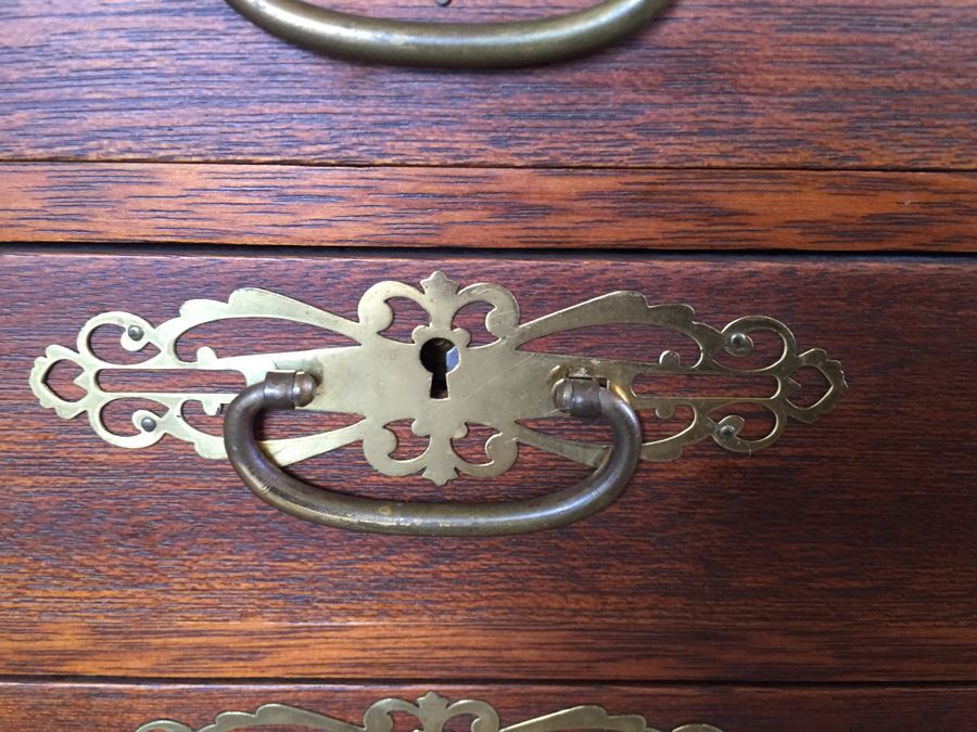 Nice Wooden Korean Silverware Chest Of Drawers With Lockable Drawers And Keys [Photo 6]