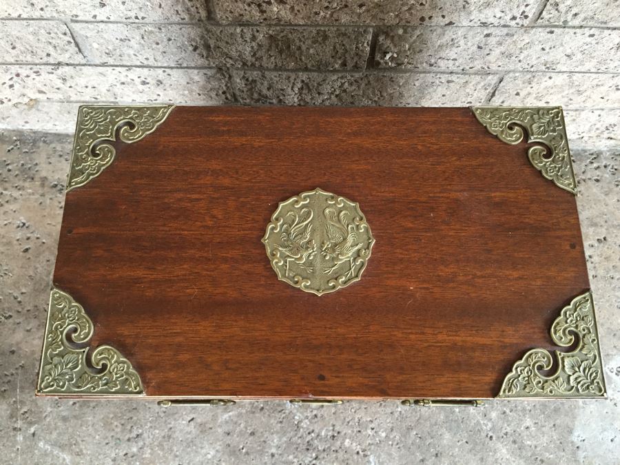 Nice Wooden Korean Silverware Chest Of Drawers With Lockable Drawers And Keys [Photo 7]