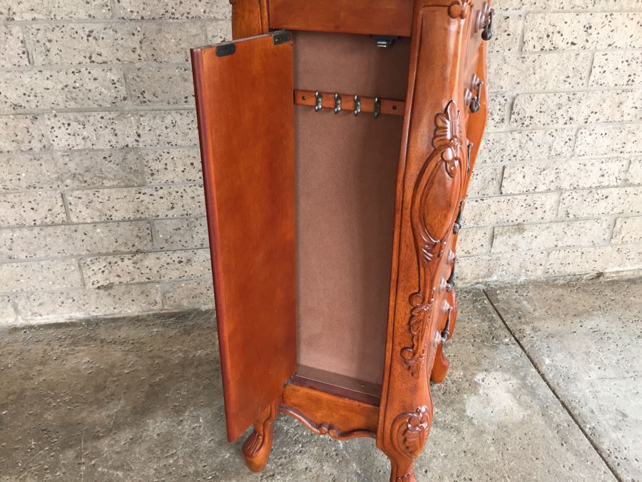 Powell Floorstanding Jewelry Armoire Solid Wood [Photo 16]