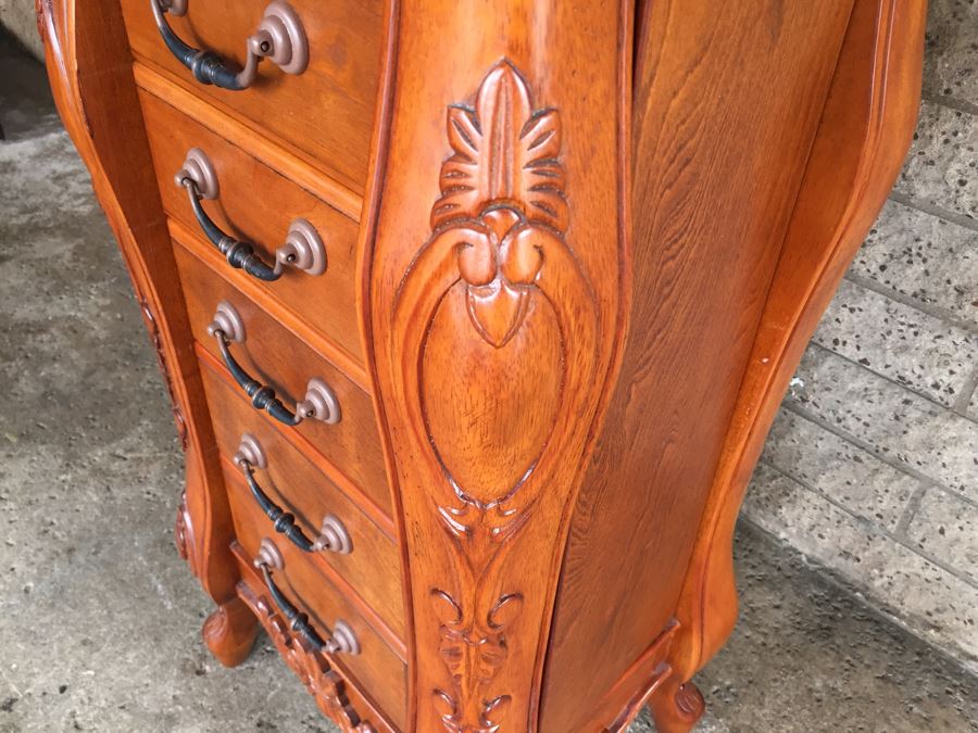 Powell Floorstanding Jewelry Armoire Solid Wood [Photo 9]