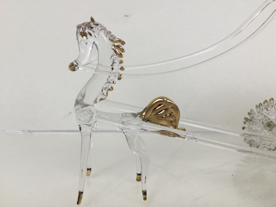 Huge Lot Of Gold Accented Glass Figurines [Photo 10]