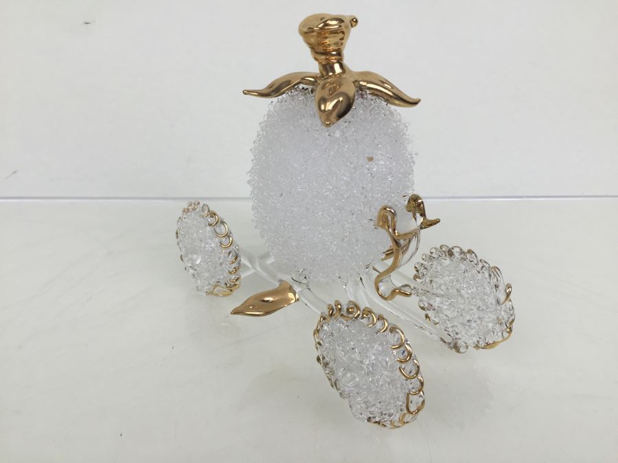 Huge Lot Of Gold Accented Glass Figurines [Photo 23]